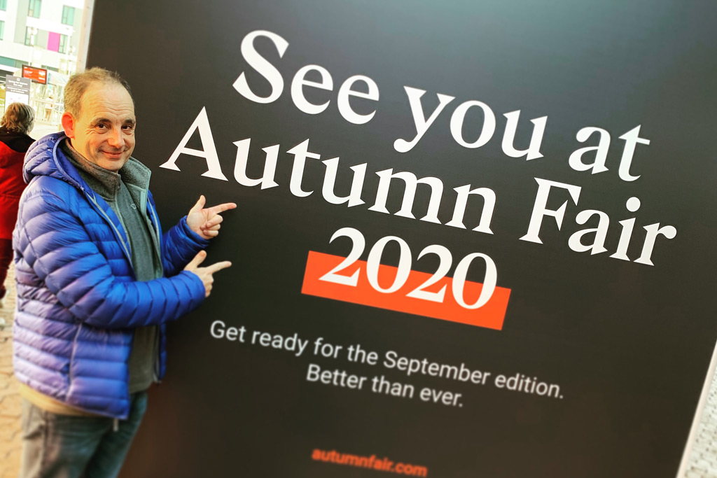 Mark looking forward to the Autumn Fair 2020